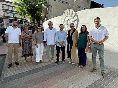 El artista Ramón González Palazón convierte las calles de Pliego en un museo escultórico a cielo abierto